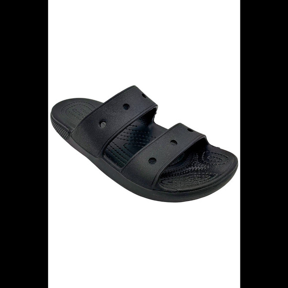CROCS | Shoes | Crocs Womens Classic Twostrap Sandals Black Medium ...